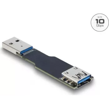 Dzimuma pārveidotāja kabelis DELOCK 67419 — USB Type-A uz Type-A, melns