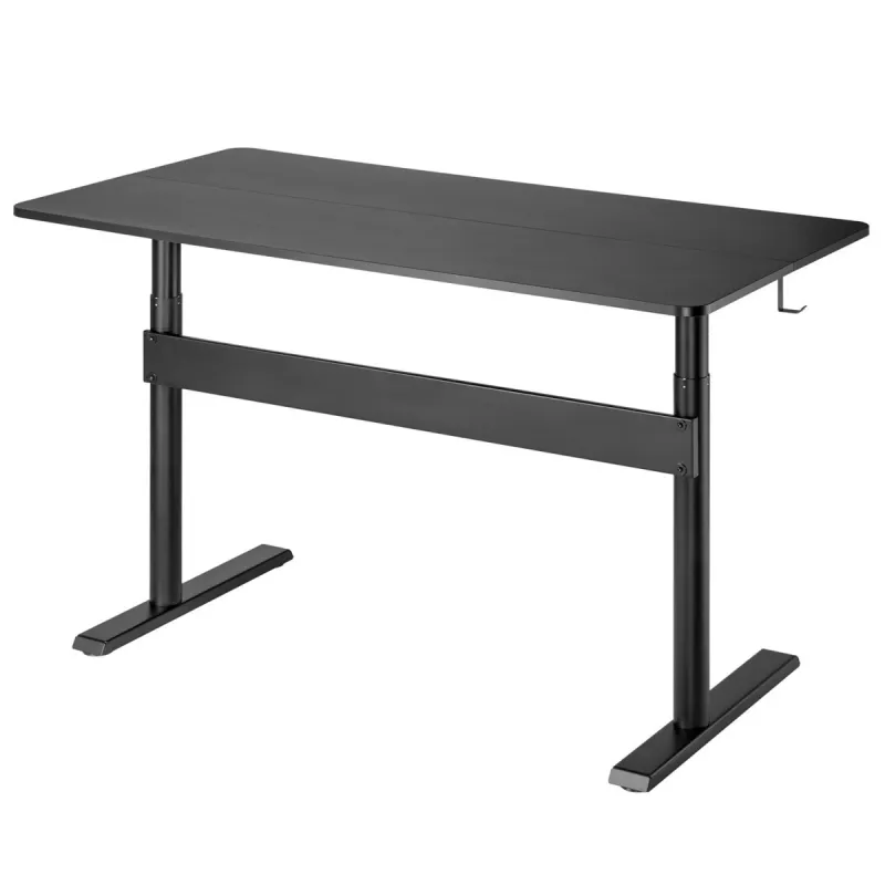 Ergo biroja galds ar virsmu, gāzes atsperes mehānisms, regulējams augstums, darbam stāvot un sēžot, maks. augstums 115 cm, ER
