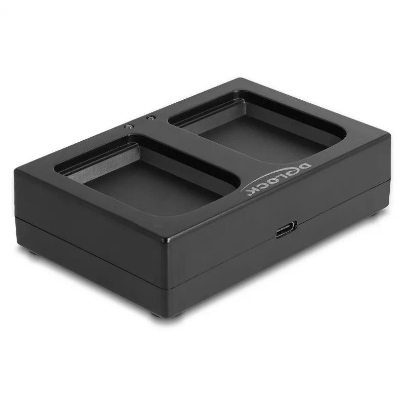 Uzlādes dokstacija DeLOCK 90608 USB C Melna 68x115x22mm