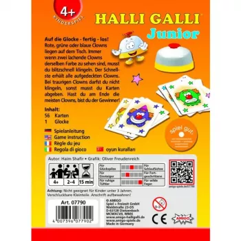 Halli Galli Junior, kāršu spēle