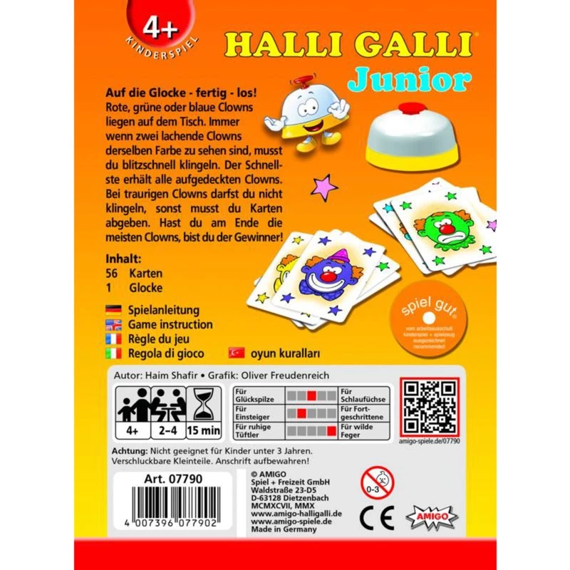 Halli Galli Junior, kāršu spēle