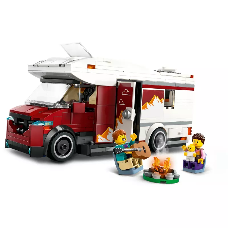 Konstruktoru rotaļlieta LEGO City Adventure Camper 60454, 385 detaļas, augstums 80 mm, no 6 gadu vecuma