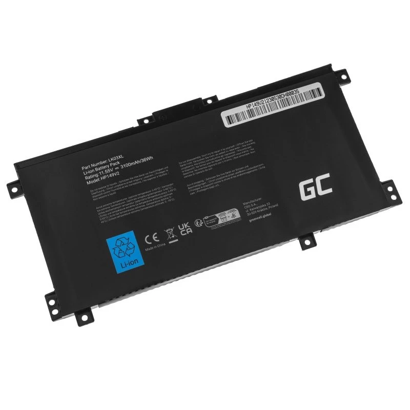 Baterija zaļa Cell HP149V2 priekš HP Envy x360 15-BP 17-AE