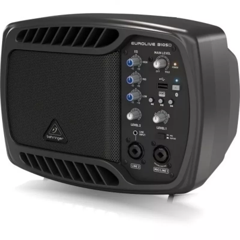 Behringer B105D skaļrunis pilna diapazona Melns Vadu un bezvadu 50 W