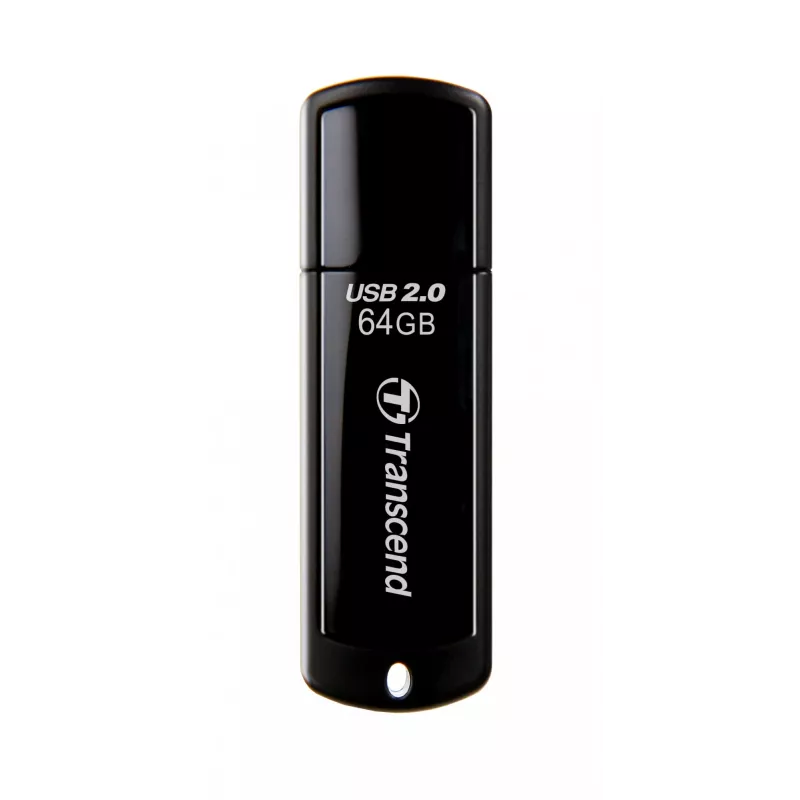 USB zibatmiņa Transcend JetFlash 350 64GB, USB 2.0, melna