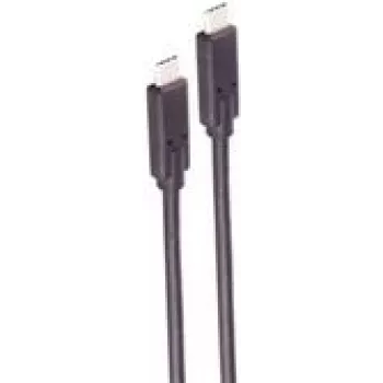 shiverpeaks ®-BASIC-S--USB-C savienojuma kabelis, USB kabelis Type-C spraudnis uz Type-C spraudni, 4.0 Gen 3x2, 240W, 0,5m (BS13-63015)