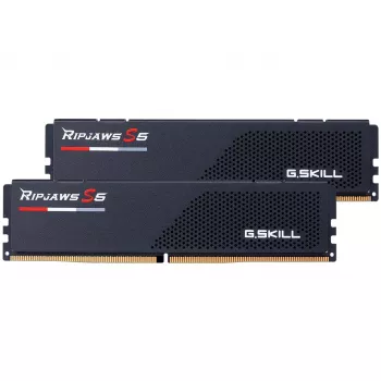 DIMM 96 GB DDR5-6000 (2x 48 GB) Dual-Kit, atmiņa melna, F5-6000J3036F48GX2-RS5K, Ripjaws S5, INTEL XMP
