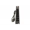LESTAR LXARM 810 G-A K.:CZ 1,5M 19PDU Melns 8 maiņstrāvas kontaktligzdas 230 V 1,5 m