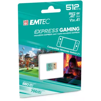 Emtec 512GB UHS-I U3 V30 A1 EXPRESS Switch 2 zibatmiņa