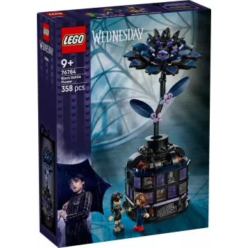 LEGO konstruktors LEGO Wednesday 76784 Melns Dahlia Flower — dekoratīvs modelis, 358 gab., 9+ gadi