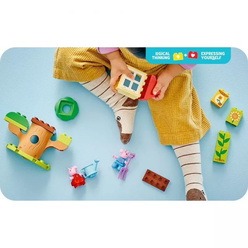 Lego 10431 Duplo Peppa Pig Dārza un Koka mājas rotaļu komplekts