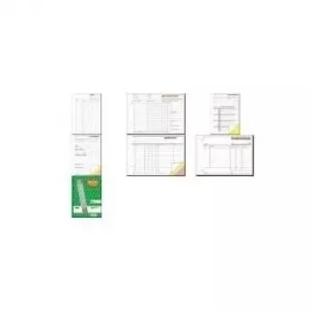 Piezīmju/atskaišu grāmata Sigel SD030 A4, 2x40 lapas, šūts iesējums