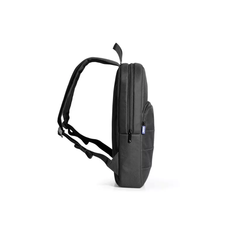 Mugursoma Port Designs ECO PORTLAND II 40,6 cm (16 collu) klēpjdatoriem, vienkrāsaina melna, 1 priekšējā kabata, 360 g