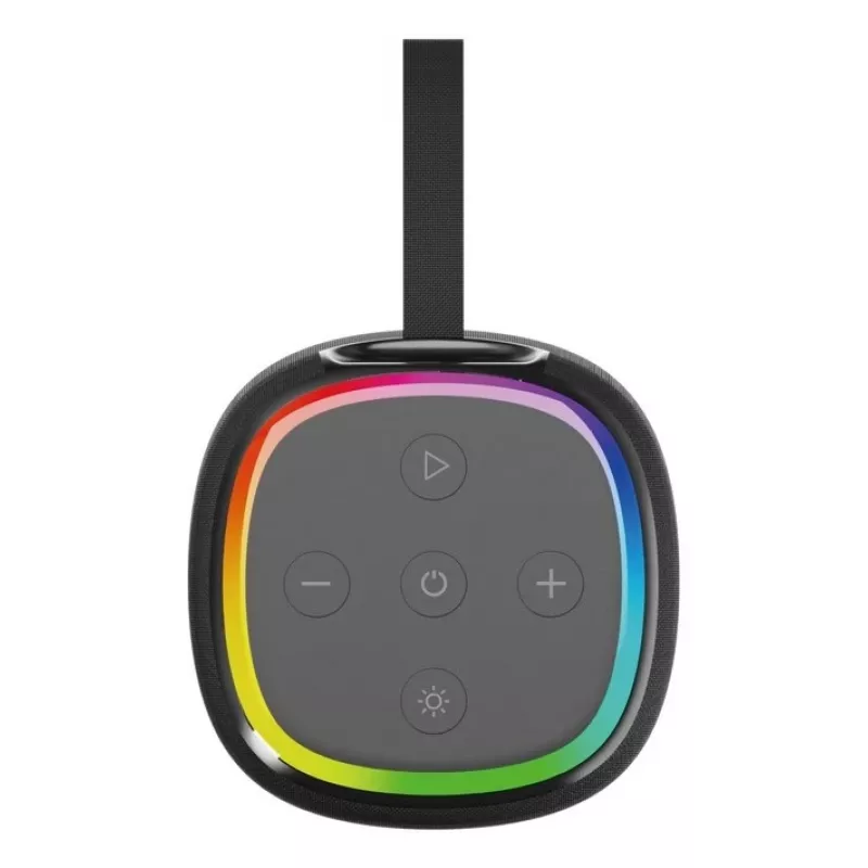 Gembird GMB Audio SPK-BT-LED-08L pārnēsājamais/ballīšu skaļrunis Stereo pārnēsājamais skaļrunis melns 10 W