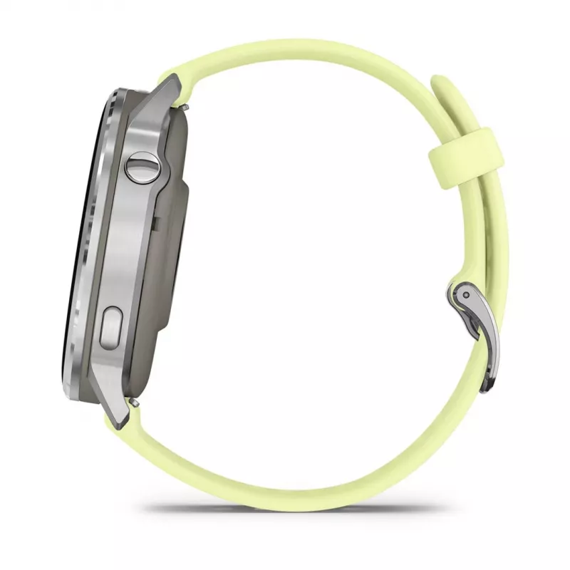 Garmin Venu 010-03014-02 viedpulkstenis / sporta pulkstenis 3.56 cm (1.4 inch) AMOLED 45 mm Digitāls 454 x 454 pikseļi Skārienekrāns Sudrabs Wi-Fi GPS (satelīts)