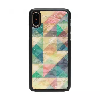 iKins viedtālruņa maciņš iPhone XS / iPhone XS Mosaic Melns
