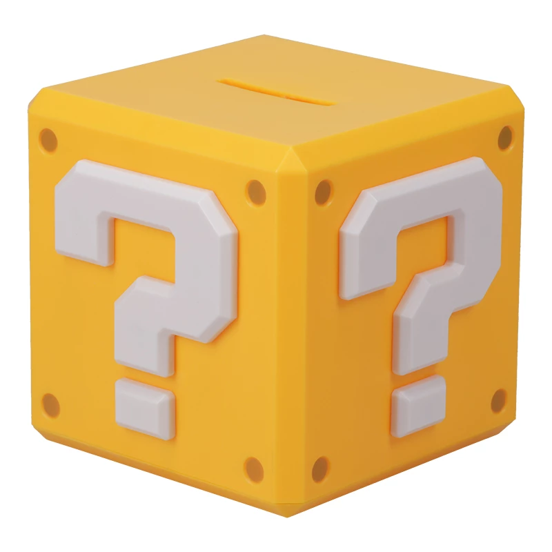 Krājkasīte Paladone Super Mario Question Block dizaina monētu banka