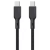 AUKEY CB-KCC101 Nylon kabelis USB-C - USB-C 1m