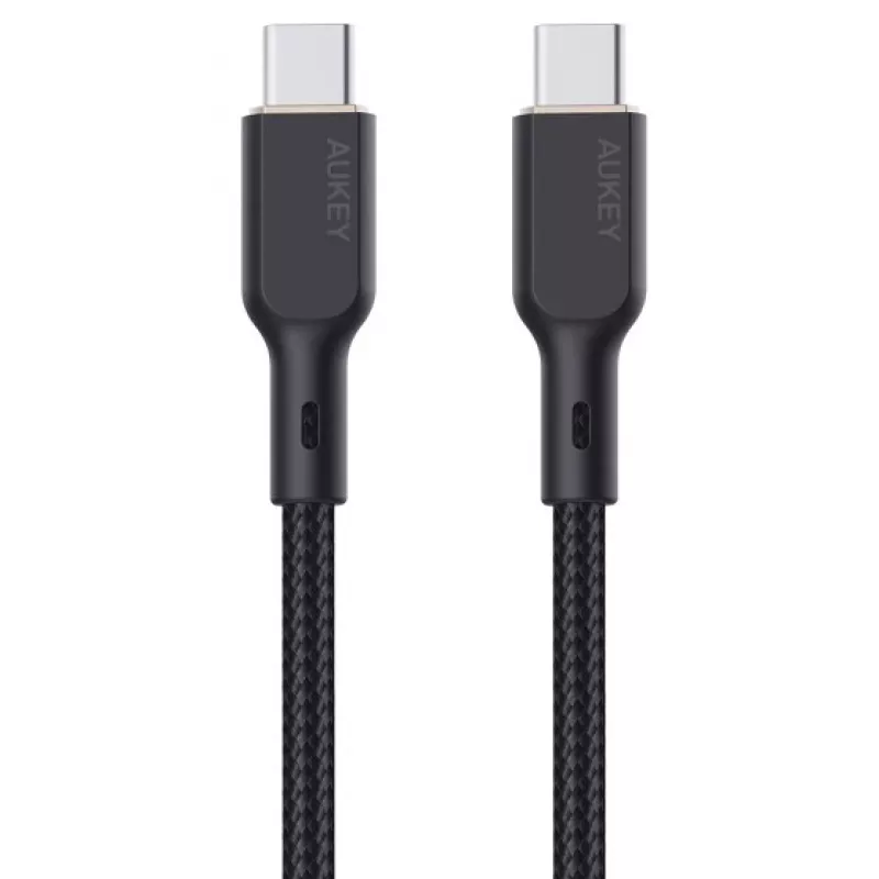 AUKEY CB-KCC101 Nylon kabelis USB-C - USB-C 1m