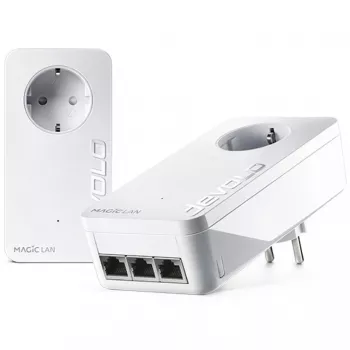 devolo Magic 2 LAN triple Powerline Starter Kit Powerline līdz 2.400 Mbit/s, 3x Gigabit LAN (katrai ierīcei)