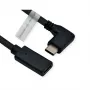 ROLINE 11.04.5496-10 - 2 m - USB Type-C - USB Type-C - Vīrieša - Sieviešu - Leņķveida (11.04.5496)