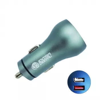 Lādētājs USB 2.0 + USB 3.0: 12V-24V, 30W, QC3.0
