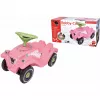 Bobby-Car-Classic Flower, stumjamais auto rozā/gaiši zaļš