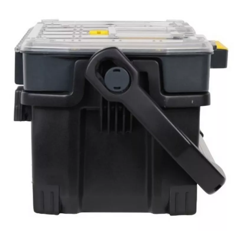 Stanley 1-97-514 mazo detaļu/instrumentu kaste Melns, Caurspīdīgs