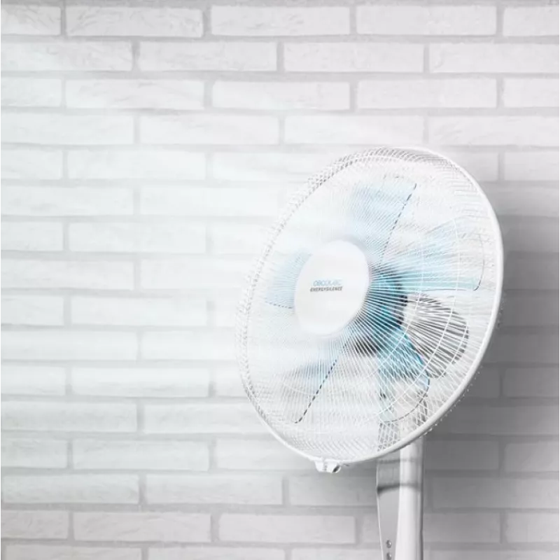 Cecotec EnergySilence 530 Power Connected | Stāvventilators | Balts | Diametrs 40 cm | Ātrumu skaits 3 | Svārstības | 50 W | Tālvadības pults