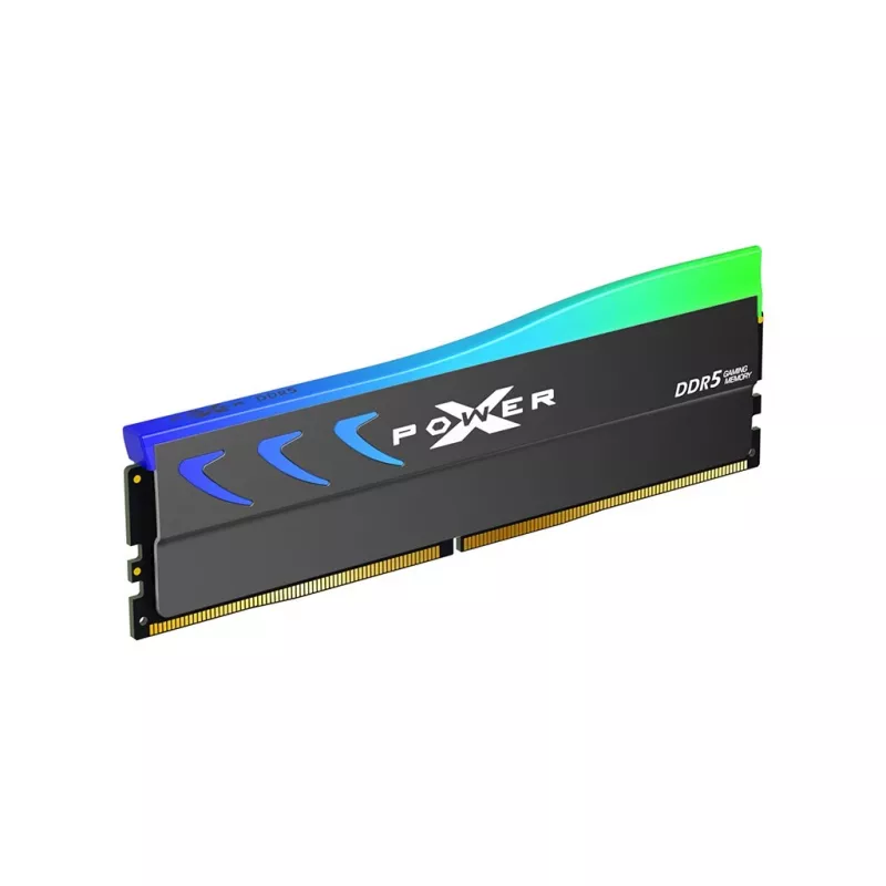Galddatora DDR5-6000 32GB UDIMM RAM Silicon Power SP032GXLWU60BFSK, CL38, 1.35V, RGB, On-Die ECC, XMP 3.0/EXPO