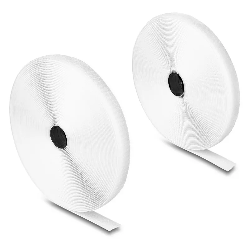 DeLOCK Lieljaudas āķa un cilpas lente L 15 m x P 20 mm balta