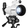 Bresser Optics CLASSIC 70/350 Refraktors 140x Melns, Balts