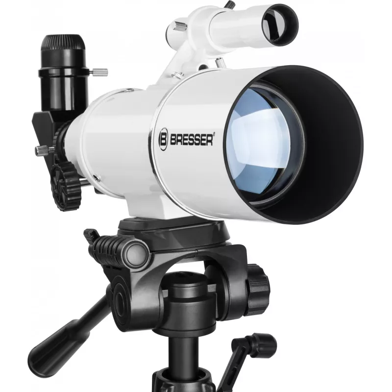 Bresser Optics CLASSIC 70/350 Refraktors 140x Melns, Balts