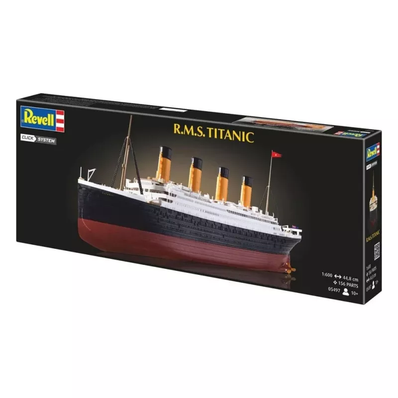Plastmasas kuģa modelis RMS Titanic EC daudzkrāsains 1:600