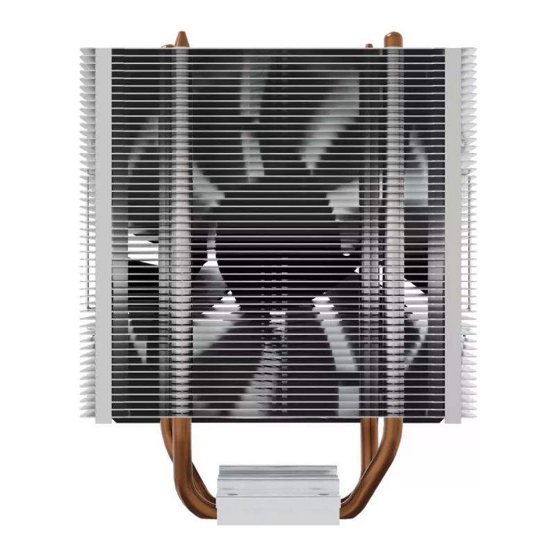 Heatsink SAVIO SAVGCOFROSTX2 120 mm Melns, 2 heat pipes, 800–1800 RPM, 4‑pin