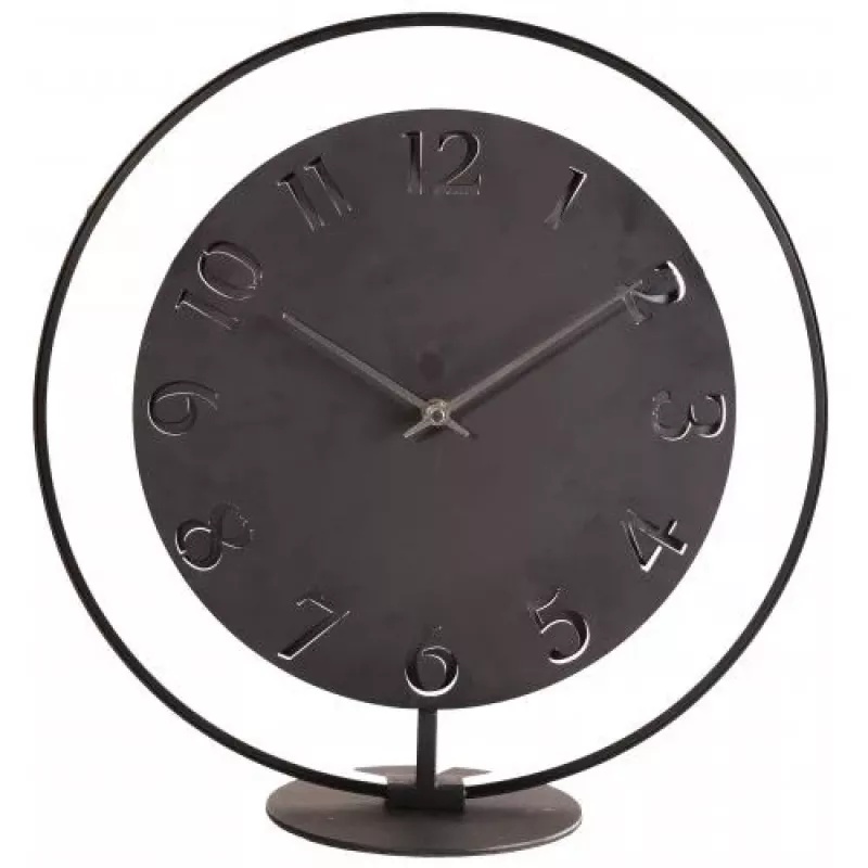 NeXtime pulkstenis 5188zw Ting, 41x40 cm, melns