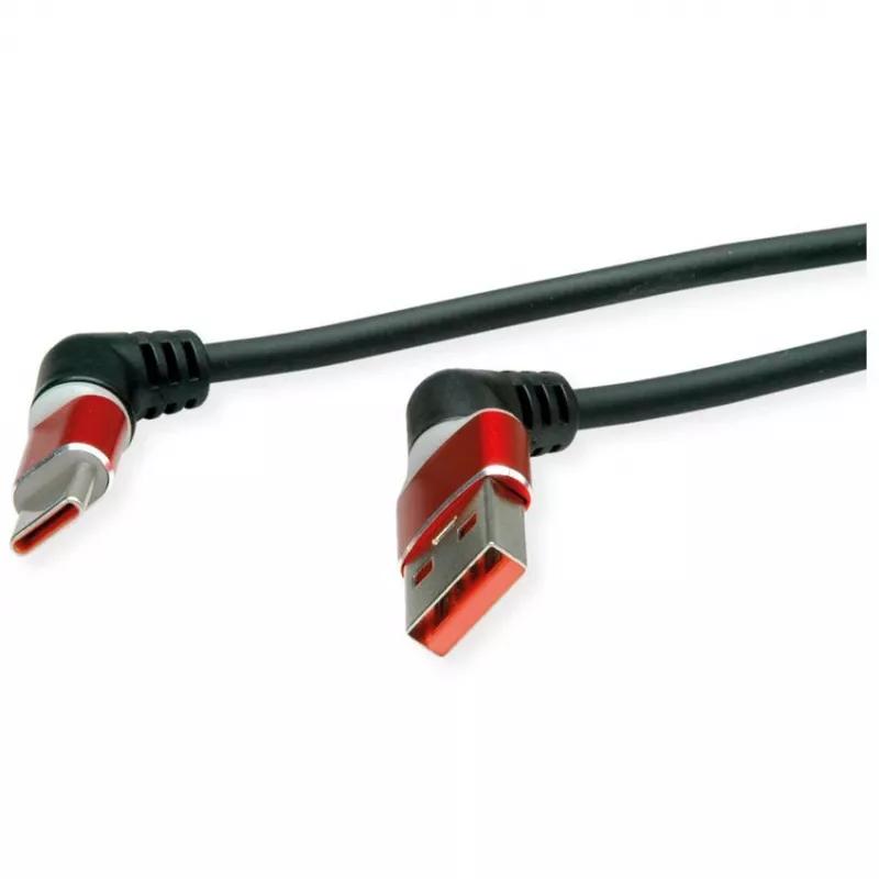 ROLINE USB2.0 kabelis 360°-drehb. A-C ST/ST 2m - Kabelis - digitālais/datu (11.02.8346)