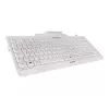 CHERRY KC 1000 SC viedkaršu tastatūra ar vadu, gaiši pelēka, USB, QWERTY, UK