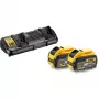 DCB132 Flexvolt komplekts - 2 x DCB547 18V/54V 9.0Ah akumulatori