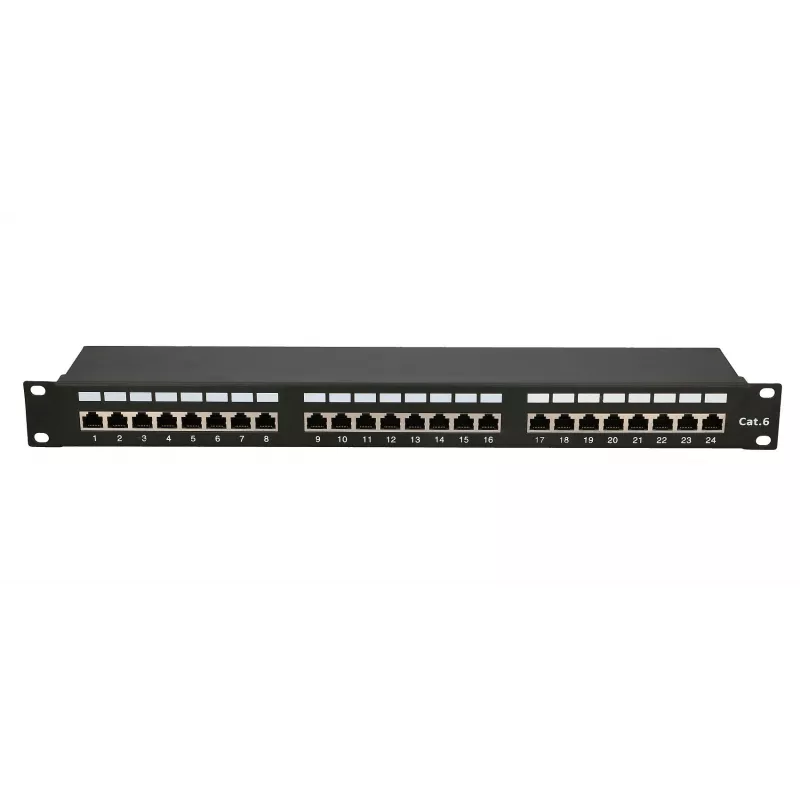 Extralink CAT6 STP V2 | Plāksterpanelis | 24 Porti