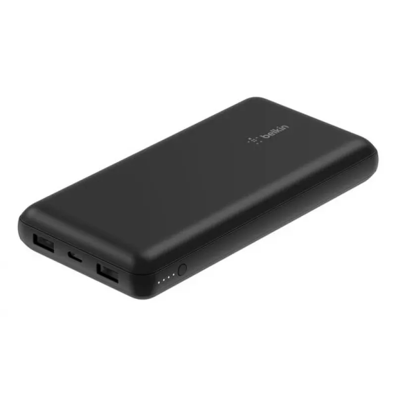 Belkin BoostCharge - Powerbank + AC barošanas bloks - 20000 mAh - PD - 3 izejas porti (24 pin USB-C, 2 x USB)