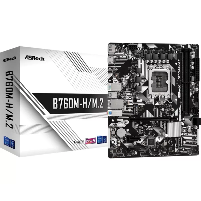 ASRock B760M-HDV/M.2 DDR5 Micro-ATX mātesplate