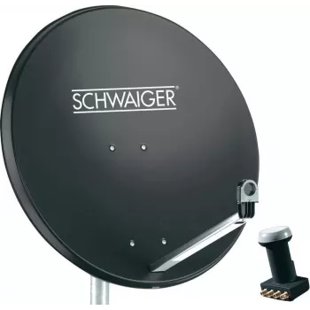 Schwaiger satelītsistēma bez uztvērēja abonentu skaits: 4 (SPI991.1SET)