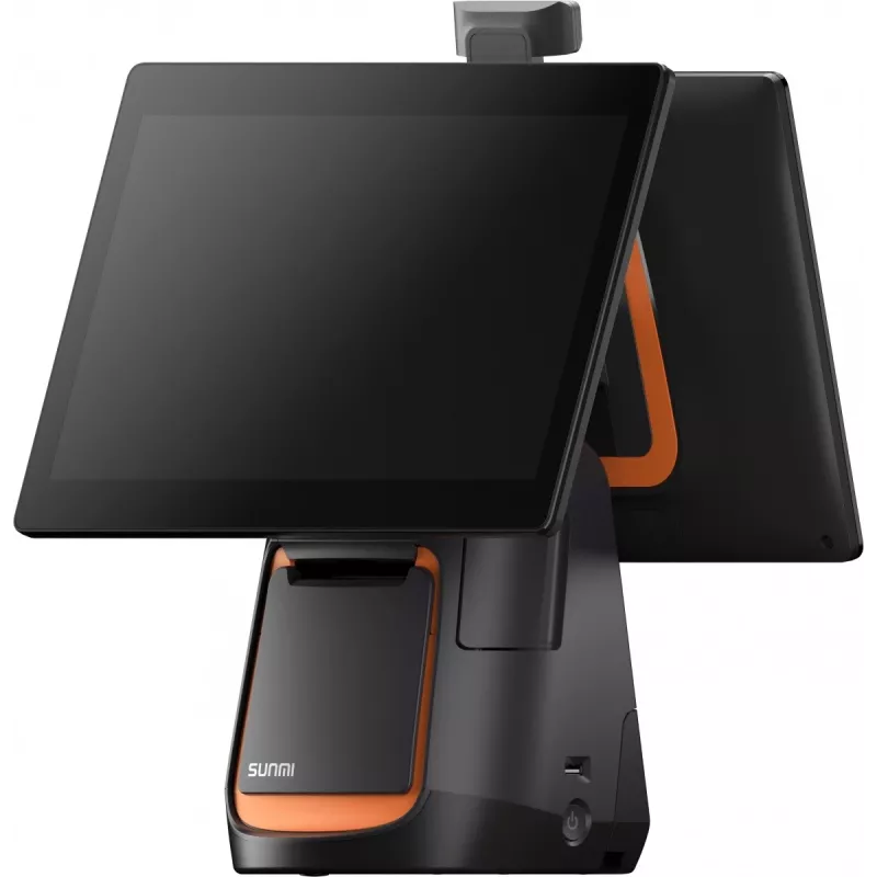 Desktop POS T2s, Android 9, 15.6+10 collas, 4/64GB, 80mm, WiFi