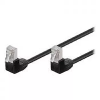Tīkla kabelis Goobay 96077 Melns 0,5 m Cat5e F/UTP