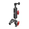 PULUZ motocikla stiprinājums sporta kamerām (ieskaitot Osmo Action 5 Pro, Insta360 X5 / X4 / X3) (PU3211)