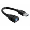 USB kabelis DeLOCK 82776 0,15 m melns