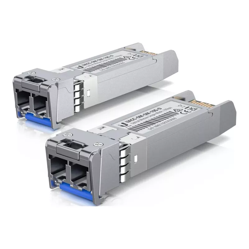 SFP+ šķiedras raiduztvērējs Ubiquiti UACC-OM-SM-10G-D-2 10 Gbps 1310 nm LC vienmodīgs 10 km (2 gab.)