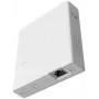 PoE inžektors MikroTik GPEN21 ar SFP atbalstu, Gigabit Ethernet (10/100/1000 Mbps), 2 RJ-45 pieslēgvietas, balts, 12–57 V ieeja