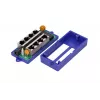 PoE injektors Extralink Gigabit 4 portu, 4x 1000Mb/s RJ45, 48V, zils/melns